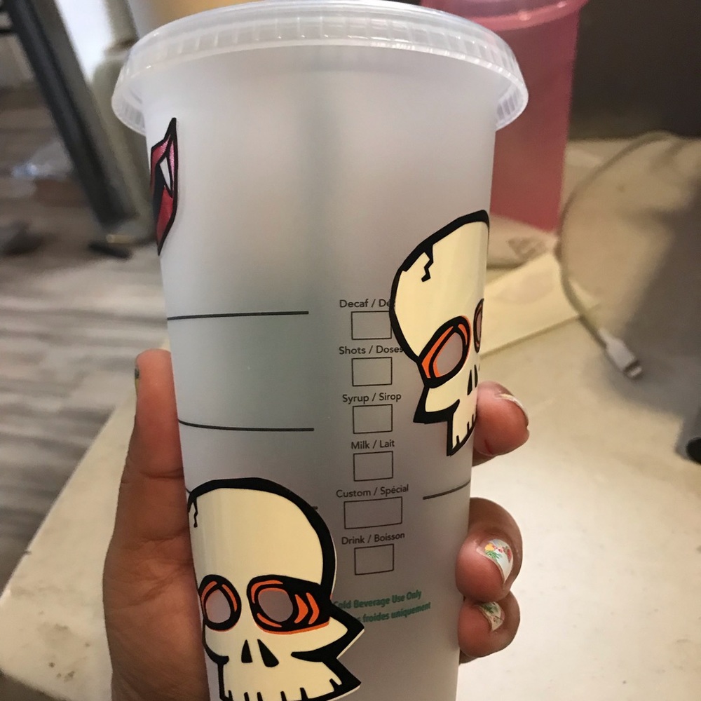 Starbucks cup -Halloween